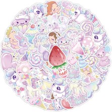 25'li ve 2125'LI Su Geçirmez, Opak Sticker Serisi, Çeşitli Tasarımlar