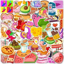 25'li ve 2225'LI Su Geçirmez Opak Sticker Setleri, Dayanıklı ve Şık Tasarım.