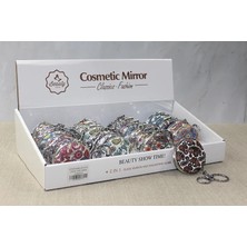 Taşlı El Aynası Anahtarlık Model 8