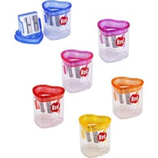 Çift Taraflı Plastik Kalemtraş, Pratik ve Kullanışlı Kalem Kesici Araç