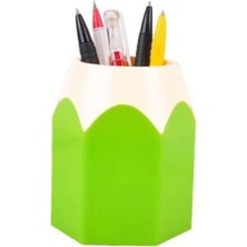 Renkli Şeffaf Plastik Kalemlik, Pratik ve Şık Ofis Gereçleri