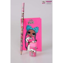 Çift Taraflı Not Defteri, Kurşun Kalem ve Silgi Seti, Renkli ve Eğlenceli