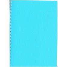 A4 Spiralli Pp Kapak, 96 Yaprak, Çizgisiz, Dayanıklı ve Şık Tasarım