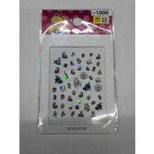 Rüya Gibi Alice Harikalar Diyarı Tırnak Stickerleri, Eğlenceli ve Şık Tasarımlar