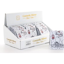 Taşlı Istanbul Tasarımı El Aynası Ince Model 8