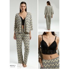 Iç Giyim Arnetta 3'lü Uzun Pijama Takımı