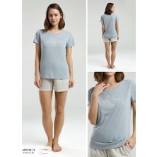 Iç Giyim Arnetta Şortlu Ikili Pijama Takımı