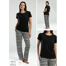 Iç Giyim Arnetta Kısa Kol Ikili Pijama Takımı Büyük Bedenli