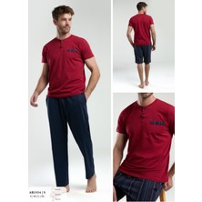 Iç Giyim Arnetta Süprem T-Shirt-Şort-Pantalon 3'lü Pijama Takımı