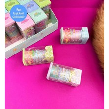 Yaldızlı Ekose Desenli Zarif Bant Seti, Şık ve Renkli Dekoratif Aksesuarlar