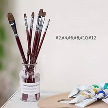 Yüksek Kaliteli No 8 Boya Fırçası, Güçlü ve Dayanıklı Uygulama Aracı