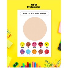 30X42 cm Pvc Kaplamalı Çocuk Ingilizce Yazılı Renkli Tekli Poster