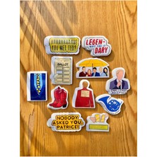 How I Met Your Mother Temalı Sticker Seti 11X2, Eğlenceli ve Renkli Dekorasyon Malzemesi