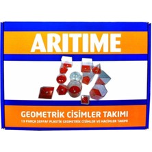 13 Parça Geometrik Cisimler Seti, Öğrenme ve Oyun Için Eğlenceli Seçenek