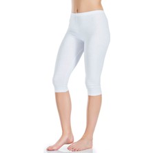 Iç Giyim Derya Kurşun Yüksek Bel Pamuk Diz Altı Tayt