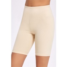 Likra Düz Paça Kısa Tayt 2246 Büyük Bedenli