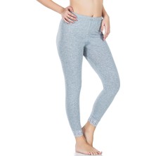 Iç Giyim Derya Kurşun Dantel Paça Pamuk Kumaş Yüksek  Bel Tayt