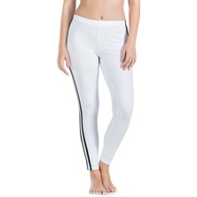 Iç Giyim Derya Kurşun Yüksek Bel Pamuk Kumaş Yandan Çift Şeritli Uzun Tayt