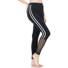 Iç Giyim Derya Kurşun Yüksek Bel Yandan Şeritli Sporcu Tayt