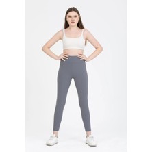 Iç Giyim Derya Kurşun Yüksek Bel Fitilli Tayt