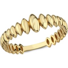 14 Ayar Altın Kadın Süzme Burgu Yüzük