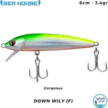 Sea Horse Down Wily (F) 6cm 3.4gr Gorgeous Yem