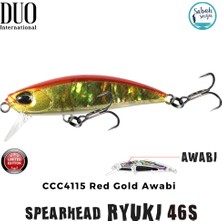 Duo Spearhead Ryuki 46S CCC4115 Kırmızı Altın Awabi Maket Balık