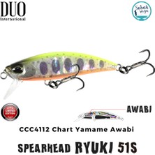Duo Spearhead Ryuki 51S CCC4112 Chart Yamame Awabi Maket Balık