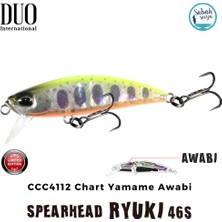 Duo Spearhead Ryuki 46S CCC4112 Chart Yamame Awabi Maket Balık