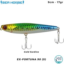 Sea Horse Ex-Fortuna (S) 9cm 17GR Gold Sardine Yem