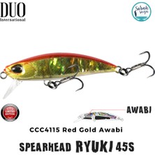 Duo Spearhead Ryuki 45S CCC4115 Kırmızı Altın Awabi Maket Balık