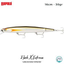 Rapala Flash-X Extremo 16CM 30GR #fayu Yem