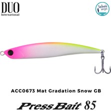 Duo Press Bait 85 ACC0673 Mat Gradation Snow GB Maket Balık