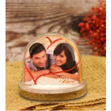 Büyük Boy Resimli Kar Küresi, Şık ve Görsel Dekorasyon Için Mükemmel Seçenek