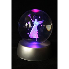 Işıklı Yıldız Model Cam Küre, Şık ve Hediye Seçeneği