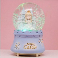 Işıklı, Müzikli, Püskürtmeli, Büyük Boy Sihirli Kale Kar Küresi