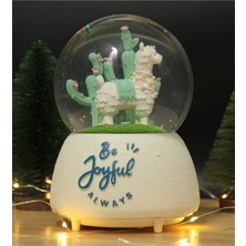 Işıklı ve Müzikli Mega Boy Kar Motorlu, Eğlenceli ve Renkli Kış Süsü