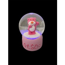 Pembe Kar Küresi, Ayıcıklı ve Işıklı, Sıcacık Hava Hissini Yaratır