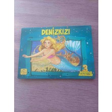 Denız Kızı  3 Boyutlu Masallar 8 Sayfa Cok Temiz Kondisyonda Visne Cocuk 25×18 cm Ebattadir