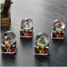 Şeffaf Kar Küresi, 4 Cm, Dekoratif ve Şık Süsleme Ürünü
