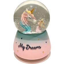 Renkli Kar Küresi 2025 Yılbaşı Hediyesi Orta Boy LLM-HDY0301