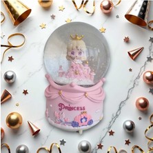 Işıklı Müzikli Şato Kralice Cam Kar Küresi Orta Boy, Şıklık ve Eğlence Bir Arada