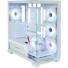 Eternal Power Pro X Tank White RGB Fanlı Oyuncu Bilgisayar Kasası