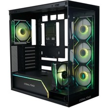 Eternal Power Pro X Tank Black RGB Fanlı Oyuncu Bilgisayar Kasası