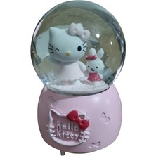 Işıklı Müzikli Sevimli Kedi Kar Küresi, Eğlence ve Dekor Için Ideal Seçim