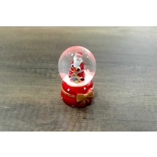 2'li Noel Baba Kar Küresi Hediye Kutusu, Şık ve Sevimli Dekorasyon Seti
