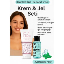 Touchglide – Kadınlara Özel Serinletici Jel & Destekleyici Krem Seti – 2’li Uyumlu Kombin – Su Bazlı Yağsız Formül, Uzun Deneyim Etkili, Cilt Dostu ve Kolay Temizlenebilir Yapı – Su Bazlı Yapı