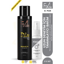 Natural Ave Masaj Jeli 150ML ve Erkek Genital Bölge Spreyi 30ML – Bakım ve Uyum Seti – Su Bazlı Yağsız Formül, Uzun Deneyim Etkili, Cilt Dostu ve Kolay Temizlenebilir Yapı – Su Bazlı Formül