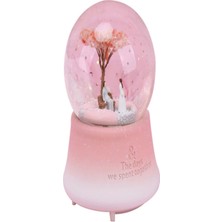 Işıklı ve Müzikli Orta Boy Aşk Temalı Kar Küresi, Romantik Hediye