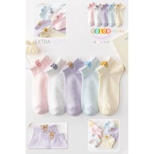 5'li Japon Kore Tarzı Kadın Kısa Patik Yazlık Çorap